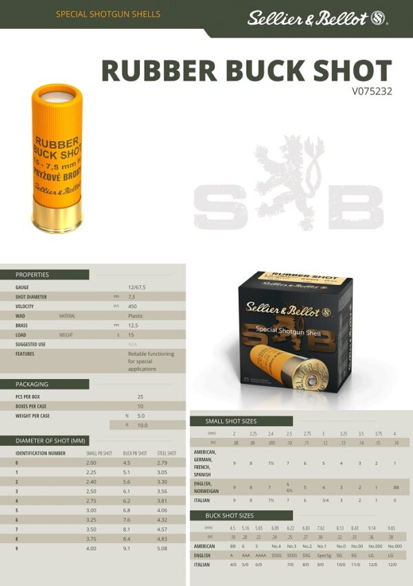 Munitions S&B - Cal. 12X67 - 15g