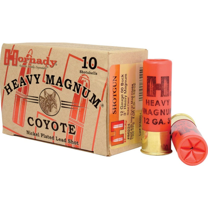Balles Hornady Heavy Magnum Coyote 12 GA 00 Nickel 3’ 773784