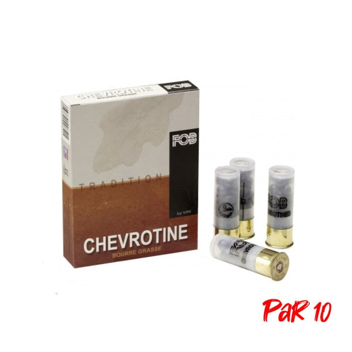 Cartouches FOB Chevrotine - Cal.12/67 - Par 10 105378009GP10