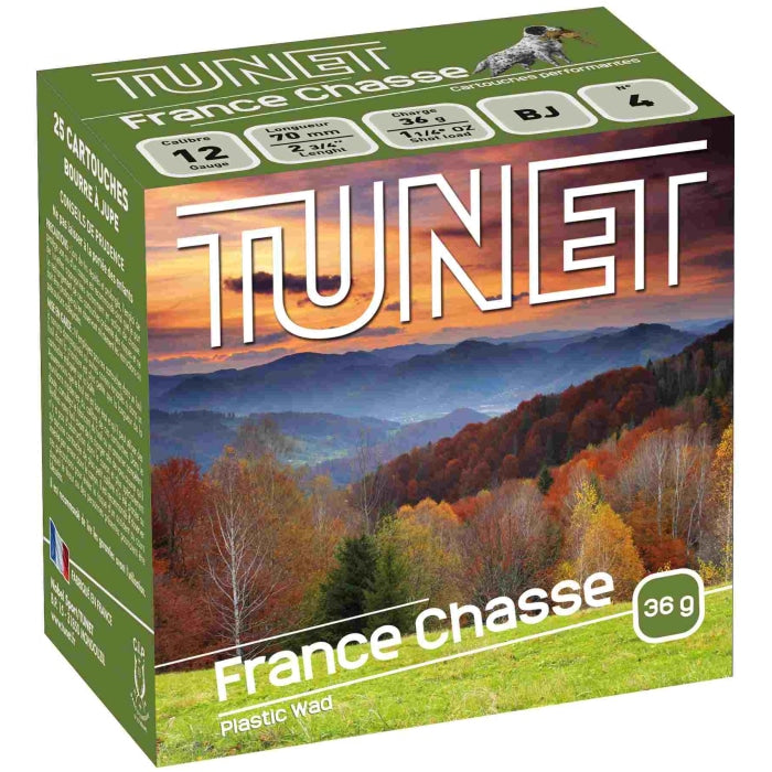 Cartouches Tunet France Chasse Cal. 12/70 1010550002