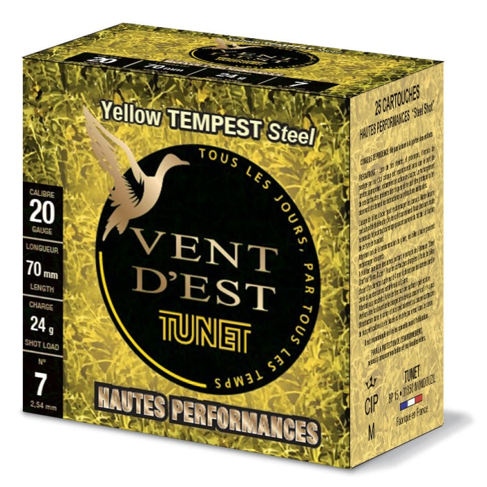 Cartouches Tunet Yellow Tempest HP Cal. 20/70 1015AQ004A