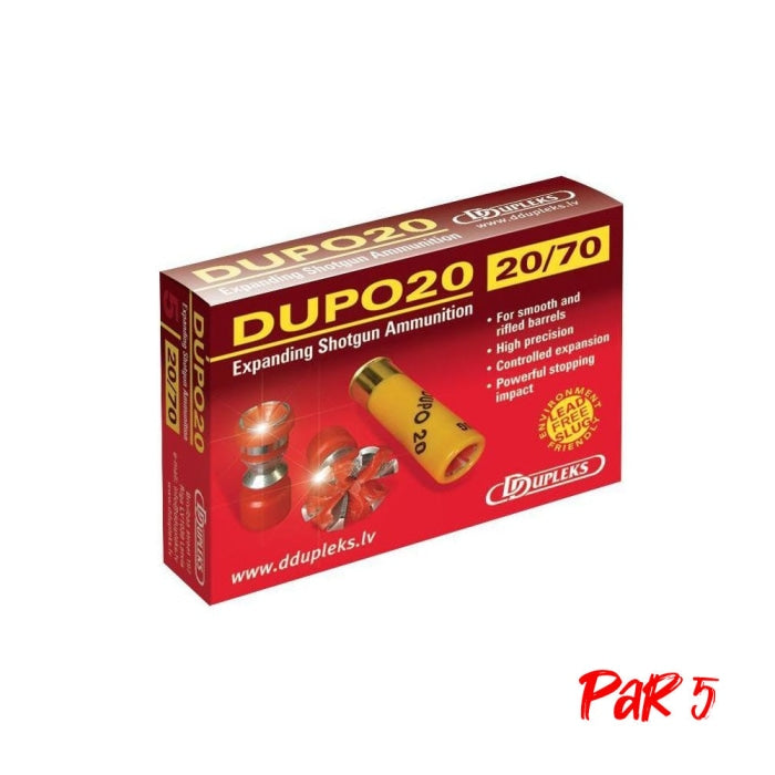 Balles Dupleks Dupo 20 - Cal. 20/70 DDD20P5