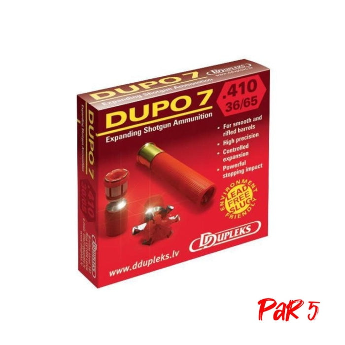 Balles Dupleks Dupo 7 - Cal. 410 DDD7P5