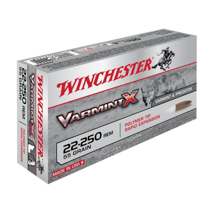 Balles Winchester Varmint X - Cal. 22-250 CX22250P