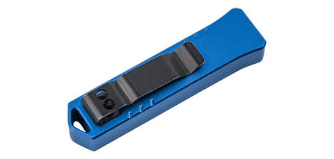 Couteau Böker Plus Micro USB OTF Blau