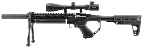 Pack carabine PCP UX Notos + Lunette 3-9x40 + Bipied - 28 J