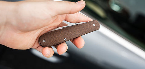 Couteau Böker Solingen Coffin Jute Micarta