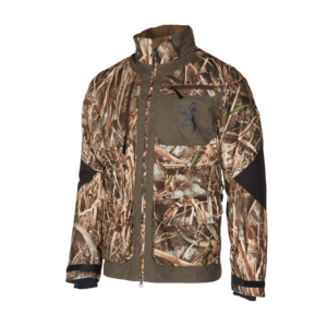 "Parka Browning XPO Toundra MAX7, vêtement de chasse haut de gamme avec motif de camouflage MAX7 pour une discrétion optimale en milieu sauvage."