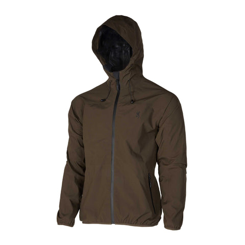"Veste légère Browning Ultimate compact en vert, parfaite pour la chasse et les randonnées, offrant protection et mobilité."
