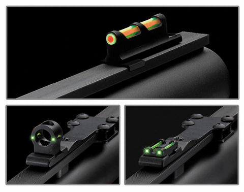 Hausse + guidon Truglo pour fusil à bande ventilée