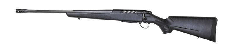 "Carabine Tikka T3X Lite Roughtech noire pour gaucher en calibre .308 Win, canon de 51 cm, pour une précision exceptionnelle et une robustesse inégalée."