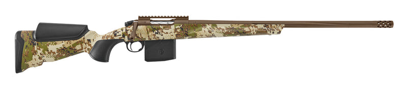 "Carabine à verrou camouflée Franchi Horizon Varmint en calibre 308 Winchester, conçue pour la chasse aux nuisibles et le tir longue distance."