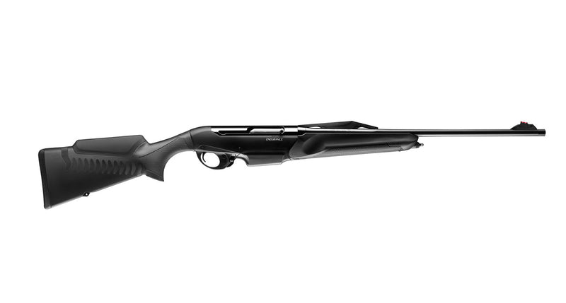 "Carabine semi-auto Benelli New Confort avec canon de 51 cm, ergonomie et confort exceptionnels pour longues sessions de tir."