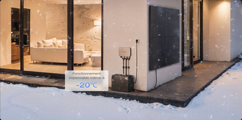 Kit Solaire Etanche EcoFlow avec batterie 2KWH