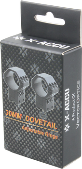 Collier Vector Optics Reglable 35/41mm - Rail 11mm