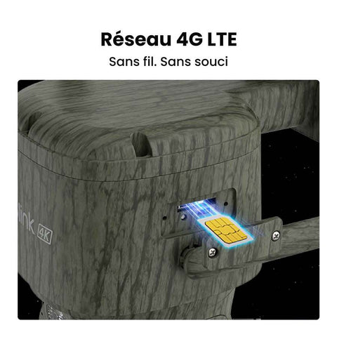 Caméra 4G Reolink Sans Fil à Double Objectifs