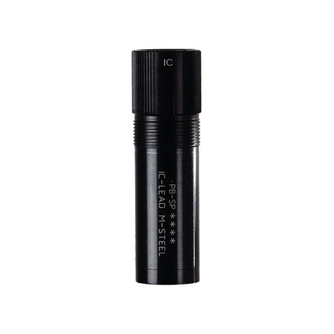 "Choke de chasse Beretta calibre 28 avec extension de 20mm, optimise la dispersion et la portée, idéal pour la chasse au petit gibier."