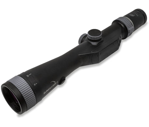 "Lunette Burris Laserscope V Ballistic Eliminator 5 4-20x50, avec calculateur de trajectoire intégré, pour des tirs précis à longue distance."