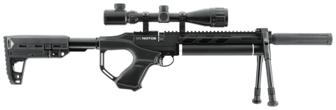 Pack carabine PCP UX Notos + Lunette 3-9x40 + Bipied - 28 J