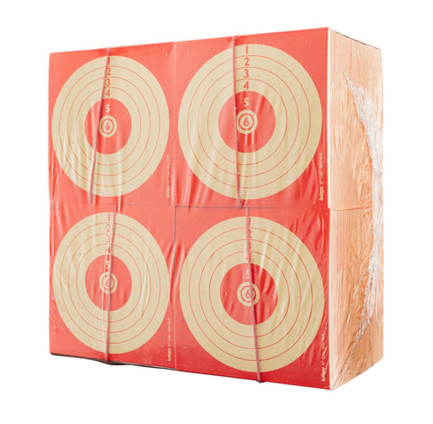 1000 Cibles Cartonnées Europ-Arm Rouge - ChasseTir.com