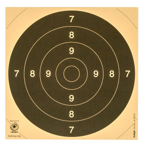 Cible Europ-Arm Centre Cartons C50 21X21cm - ChasseTir.com