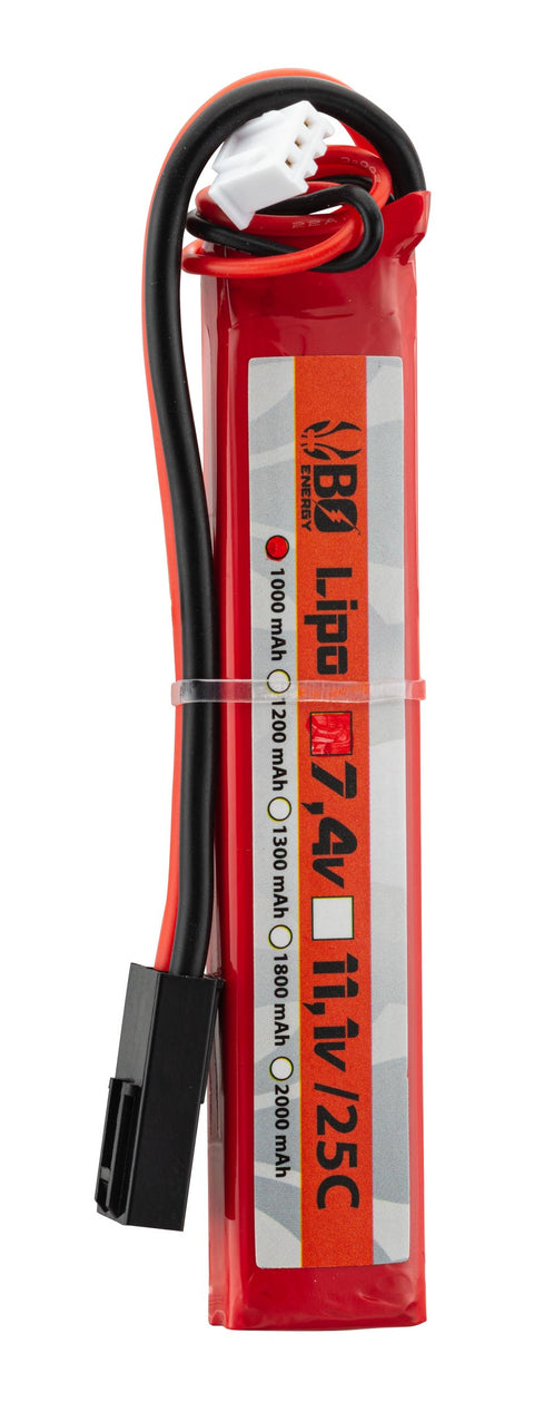 Batterie Lipo BO Manufacture 2S 7.4V 1000mAh 25C