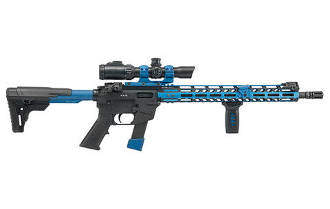 Grip UTG Super Slim M-Lok avec Inserts Rouge & Bleu