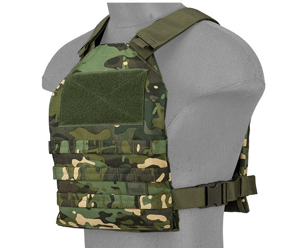 Gilet Lancer Tactical Standard Issue Plate Carrier 1000D Tropic Camo
