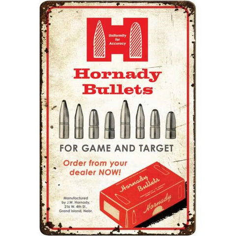 Panneau en fer blanc Hornady - ChasseTir.com