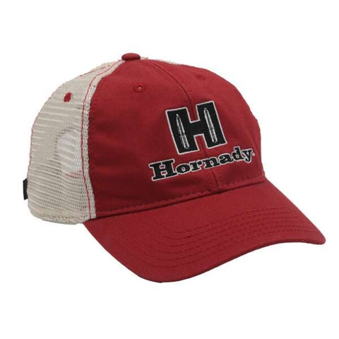 Casquette rouge et blanche Hornady - ChasseTir.com