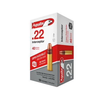 Munitions Aguila Interceptor SP - Cal. 22LR