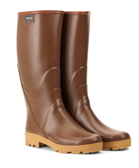 Bottes Aigle pour les professionnels / Modèle Chambord Pro 2 / Coloris Ambre - ChasseTir.com