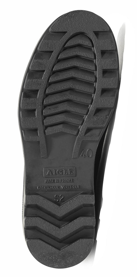 Bottes de pluie Aigle Femme Boyfriend Aiglentine 2 Noir - ChasseTir.com