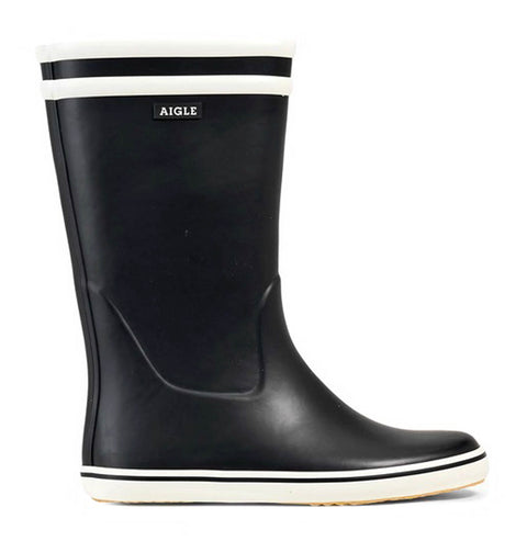 Bottes Aigle Malouine 2 Marine/Blanc - ChasseTir.com