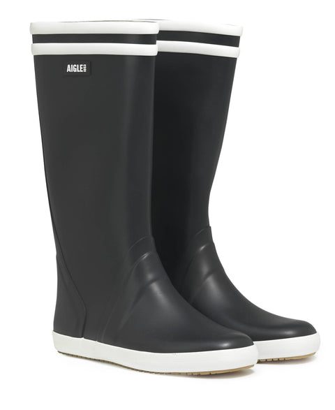 Bottes Aigle Geoland 2 Marine/Blanc - ChasseTir.com