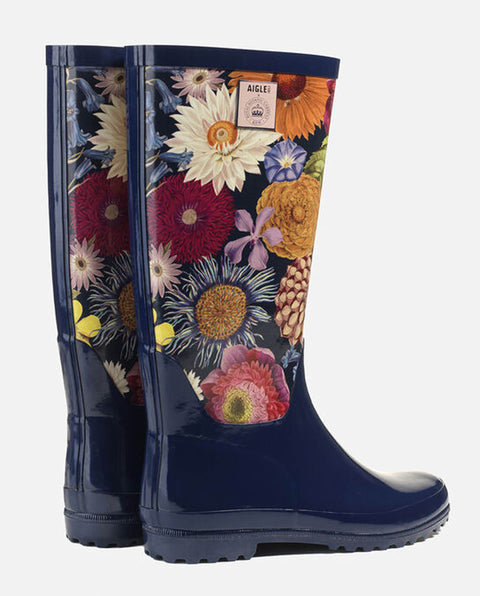 Bottes de Pluie Aigle Eliosa PT Version Imprimée Kew Multibloom - ChasseTir.com