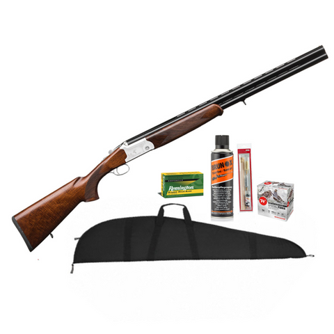 Pack Jeune chasseur ! Fusil de chasse superposé Yildiz Plaine - Cal. 12/76 et accessoires