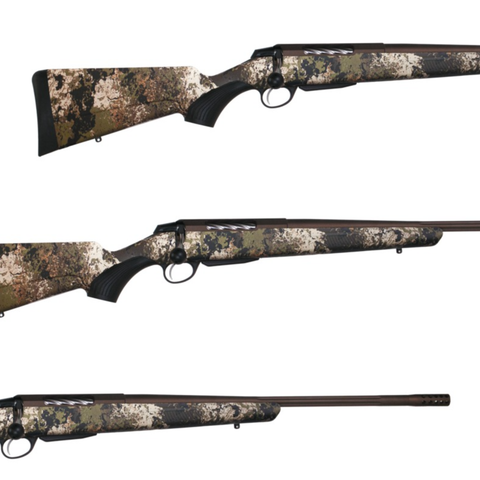 Carabine à verrou Tikka T3X Lite Vieil Wideland flutée cerakote