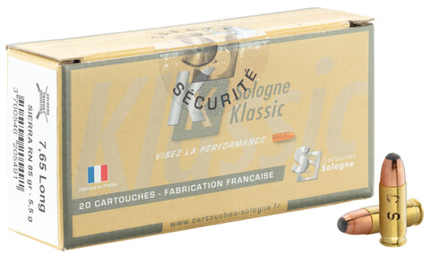 Balles Sologne Cowboy Shooting - Cal. 7.65x20 - Long Sierra 85GR