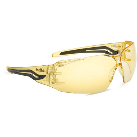 Lunettes de protection BOLLE SAFETY Silex Verres Ambre - ChasseTir.com