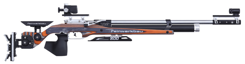 Carabine à plomb PCP Feinwerkbau 800W Lamellée Orange - Cal. 4.5