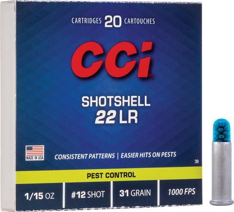 Munitions CCI Shotshell N° 39 - Boite de 20