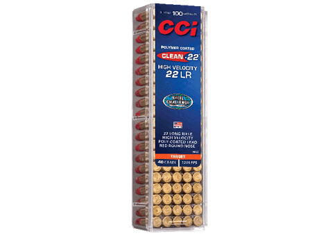 Balles CCI Clean-22 High Velocity - Cal. 22LR - Boite de 100