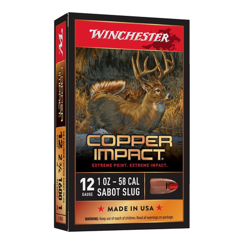 Cartouche Winchester Copper Impact Slug 12-70 28g