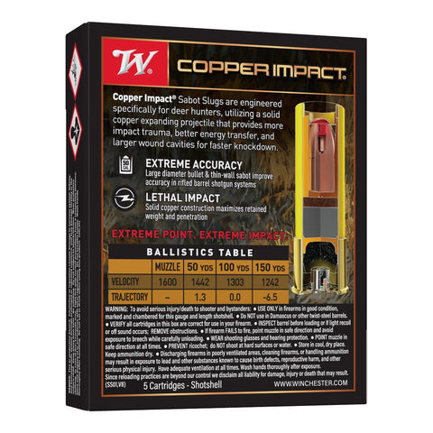 Slug Winchester Copper Impact 20-70 21g