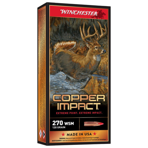 Munitions Winchester Extreme Point Lead Free 270 WSM 130gr