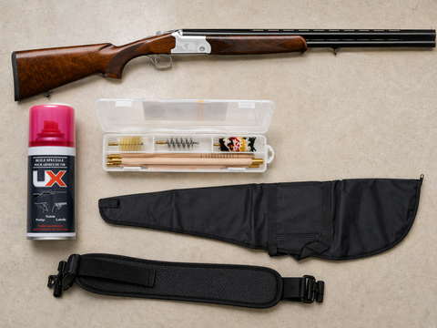 Pack Jeune chasseur ! Fusil de chasse superposé Yildiz Plaine - Cal. 12/76 et accessoires