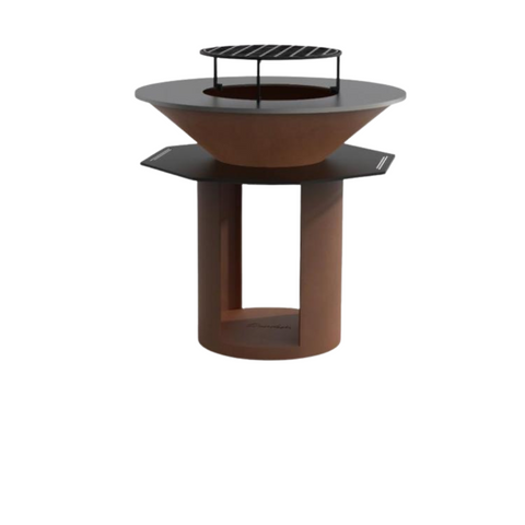 Pack Complet Brasero plancha à bois Random Fire Ball 100 cm et accessoires