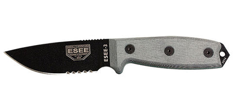 Couteau ESEE 3 - Lame Mixte