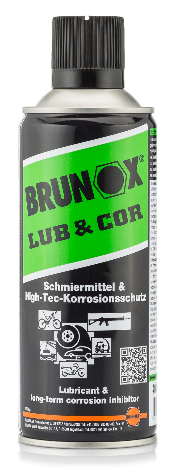Lubrifiant Brunox Lub & Cor - Aérosol 100/400ml
